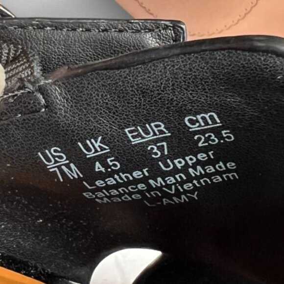 Franco Sarto Amy Patent Leather Block Heel Sling Sandals Size 7 - Picture 8 of 8